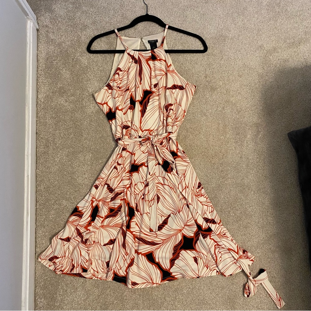 Ann Taylor floral a-line dress